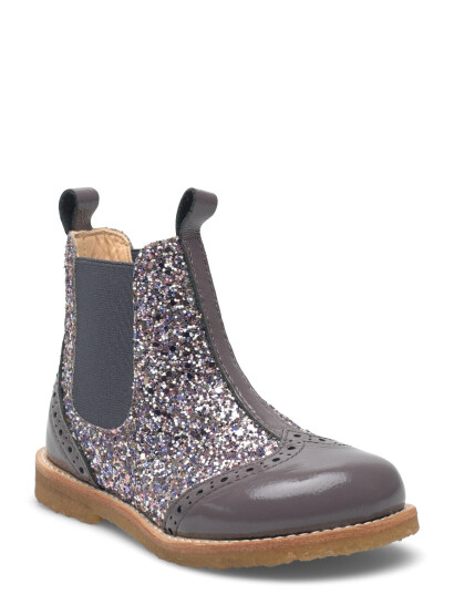 ANGULUS Booties - Flat - With Elastic - Purple - 24