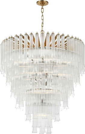 Lorelei X Large Waterfall Chandelier Gild