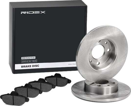 Bremseskiver og -klosser RIDEX 3405B0348