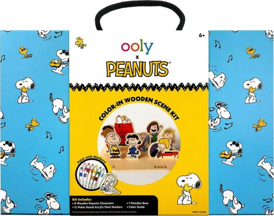 Ooly Painting Kit 3D Comic Scene Peanuts Multi/Patterned One Size