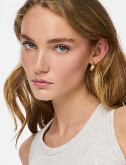 Pieces Pcditte Earrings Box Wp Gold ONE SIZE Pieces Pcditte Earrings Box Wp Gold ONE SIZE