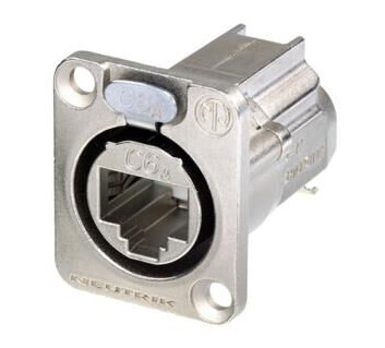 Neutrik Ethercon Rj45 Cat6a Chassis Idc Nikkel