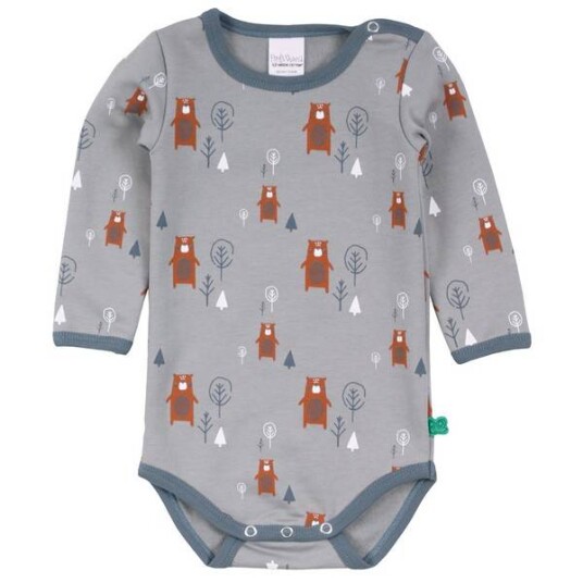 Fred's World By Green Cotton Fred`S World Bear Body Morning Blue Fred's World By Green Cotton Fred`S World Bear Body Morning Blue