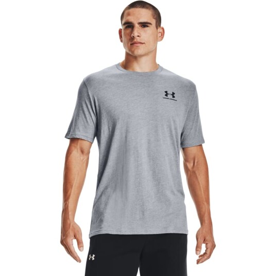 Under Armour Men's Sportstyle Left Chest Shortsleeve Grå L Man Under Armour Men's Sportstyle Left Chest Shortsleeve Grå L Man