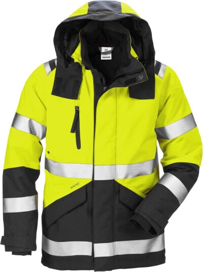 Fristads Skaljacka Gore-Tex 4988 Gxb, Klass 3 Varsel Gul/svart Xs Fristads Skaljacka Gore-Tex 4988 Gxb, Klass 3 Varsel Gul/svart Xs