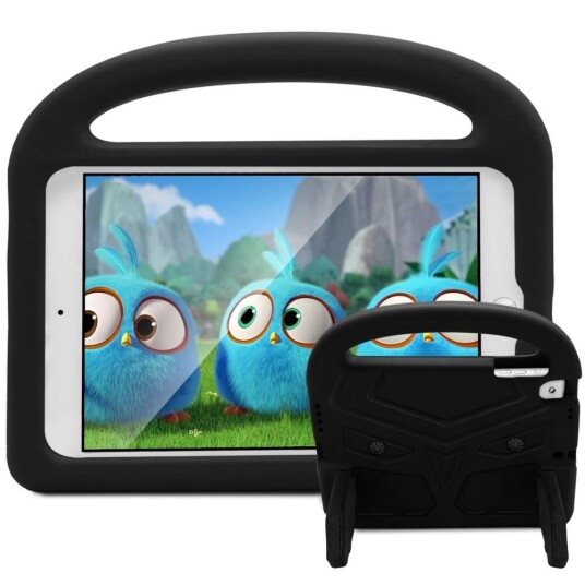 INCOVER iPad Barn Deksel med Stativfunksjon - Black Bird