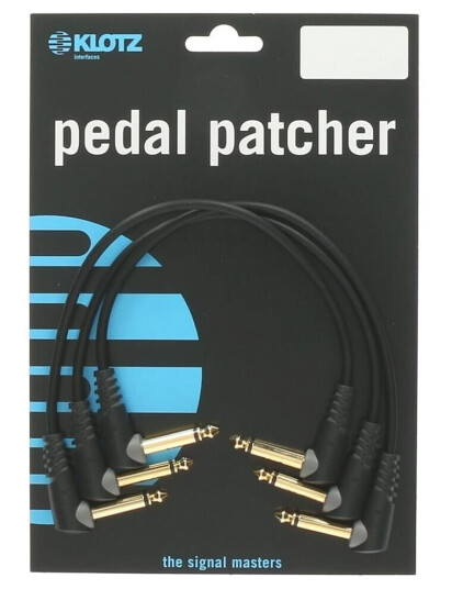 Klotz Pp-Ajj0060 Ubalansert Pedal Patch Med Vinkel Jack 3 Stk 60cm