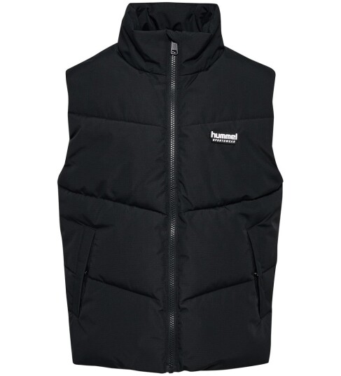 Hummel hmlJR PUFFER VEST BLACK 128 Vårjackor Hummel hmlJR PUFFER VEST BLACK 128 Vårjackor
