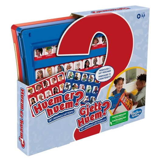Hasbro Gjett Hvem? Brettspill for 2 Spillere - Norsk Utgave Hasbro Gjett Hvem? Brettspill for 2 Spillere - Norsk Utgave