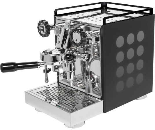 Rocket Espresso Appartamento espressomaskin med melkesteamer 1200W (2,5 liter) svart, sølv Rocket Espresso Appartamento espressomaskin med melkesteamer 1200W (2,5 liter) svart, sølv