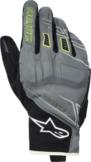 MC-hansker Alpinestars Moblast WP Fur Grå/Svart/Gul XL MC-hansker Alpinestars Moblast WP Fur Grå/Svart/Gul XL