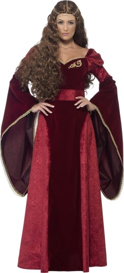 Rubies Costumes Middelalderdronning Deluxe Kostyme X-Large 27877x1 Rubies Costumes Middelalderdronning Deluxe Kostyme X-Large 27877x1