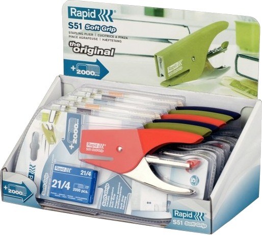 Rapid Rapid 24630500 15 Ark Rød Standard Klemform 80 G/M² 4,2 Cm 19 Mm