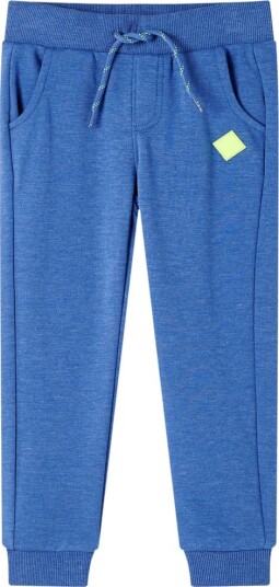 Joggebukser for barn blå melert 104