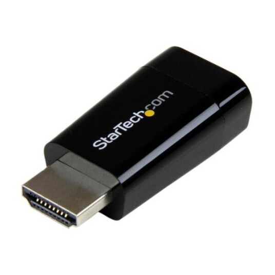 StarTech HDMI til VGA Adapter 1920x1080p, Aktiv, Svart