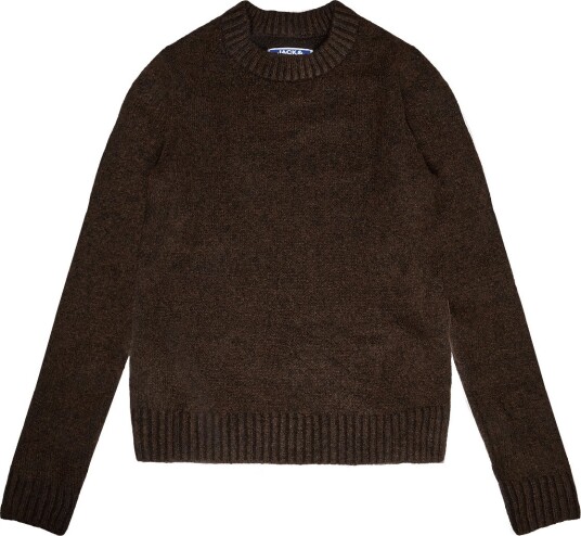 Jack & Jones Jjesoho Ollie Knit Crew Neck Sn Jnr COCOA 164