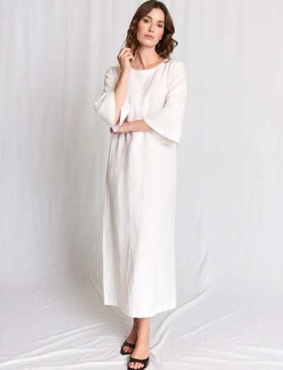 Bruun & Stengade Bs Kairah Regular Fit Dress White XS