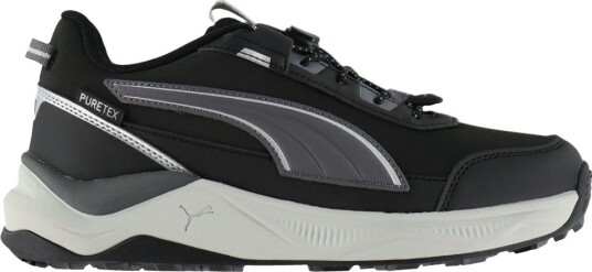 PUMA Evolve 2.0 Trail Puretex Lo Jr   PUMA BLACK MOODY GRAY PUMA SILVER   37