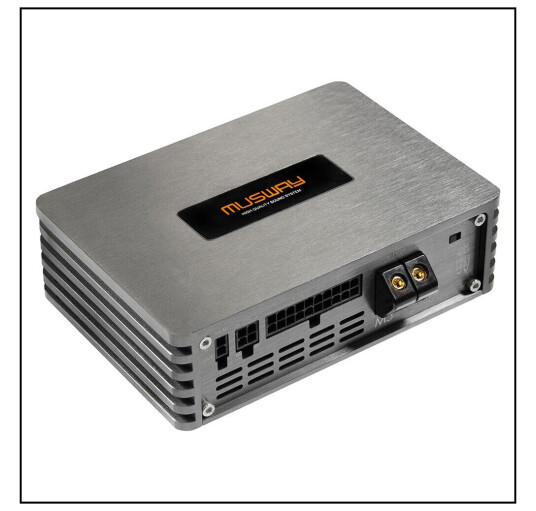 Musway M5 5-kanals forst. m/DSP 9-kanals DSP 500W RMS uten iso kobling
