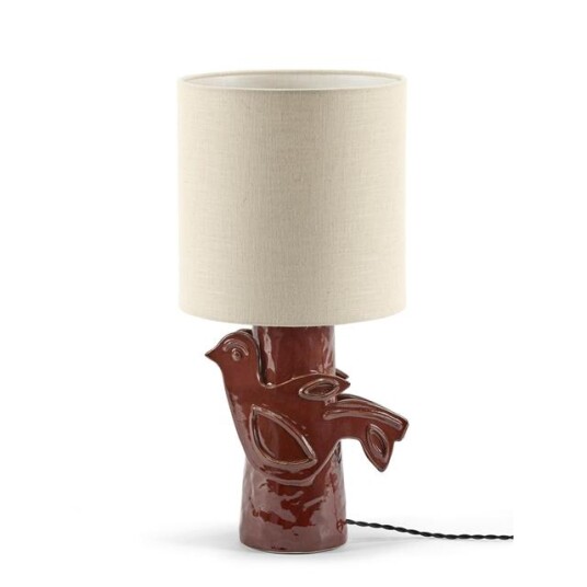 Serax Lighting By Mareie Michielssen Bordlampe Rød/ Beige Paloma Serax Lighting By Mareie Michielssen Bordlampe Rød/ Beige Paloma