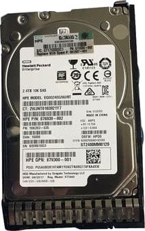 HPE 2.4TB HDD 2.5" SAS 10K 881507-001