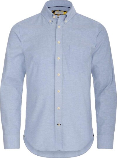 J. Harvest & Frost Skjorte Yellow Bow Regular Fit Blå