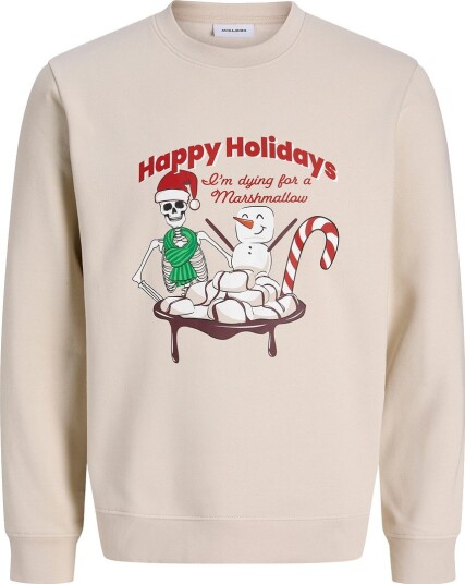 Jack & Jones Collegegenser JjMerry Moonbeam Jack & Jones 10 år (140) Collegegenser Beige Grønn Hvit Rød