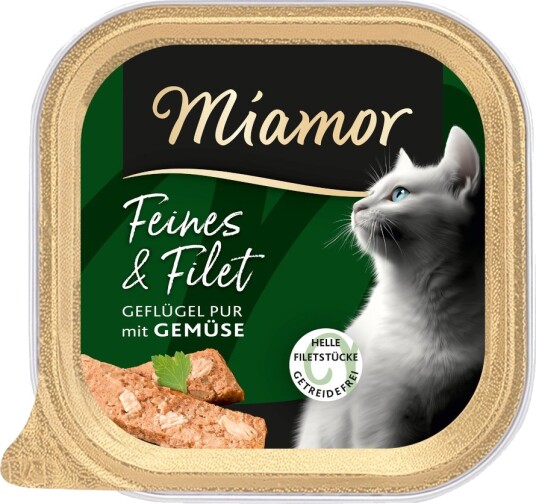 Miamor Våtfôr Sparepakke Feines & Filet Fjærkre Pur & Grønnsaker 32 X 100 G Miamor Våtfôr Sparepakke Feines & Filet Fjærkre Pur & Grønnsaker 32 X 100 G