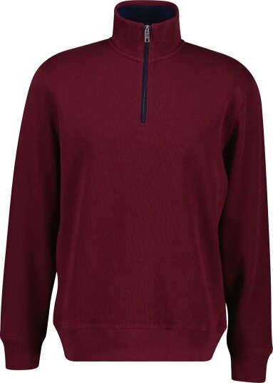 Gant Sacker Rib Half Zip DEEP GRAPE WINE XL