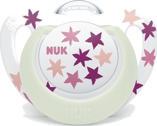 Nuk Star Silikonsmokk 6-18 mnd Stjerner