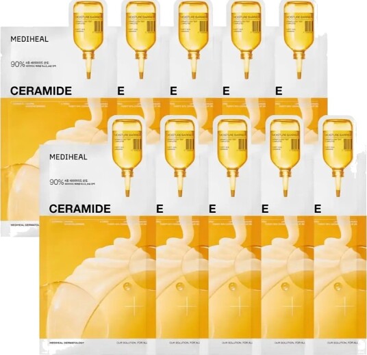 Mediheal Mediheal   Ceramide Essential Mask Moisture Barrier 10Pcs.   Nude   10 PCS