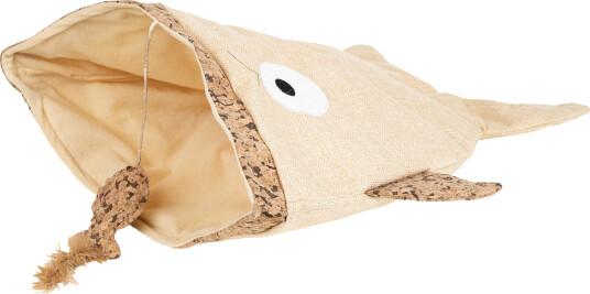 Kattelekesekk Natural Danny 46X39X2Cm Brun