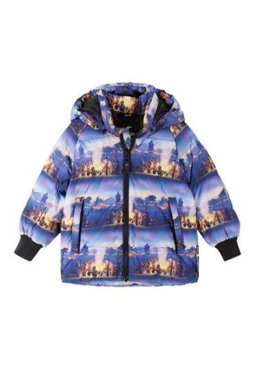 Reima Moomin Lykta Bonfire vinterjakke twilight blue 86