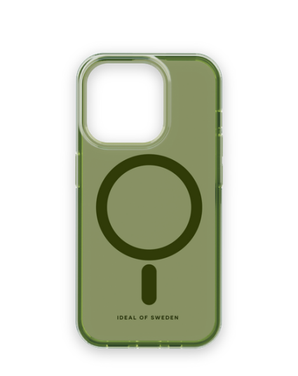 Ideal Of Sweden Clear MagSafe Case iPhone 15 Khaki