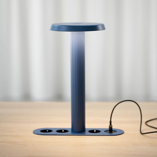 Bordlampe NOMAD COLLECTION NOMAD LAMP 02 dimmbar Blå Stue Aluminium Design 32.1 Blå