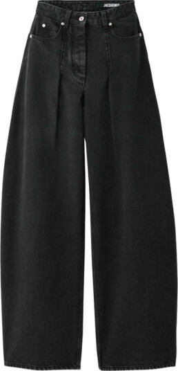 Jacquemus Dame Jeans Svart W24,