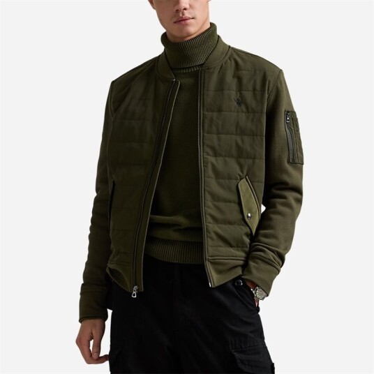 Hybrid Bomber Jacket Armadillo/Windsor Heather