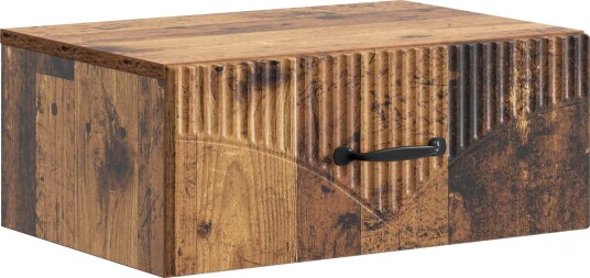  Vegghengt Nattbord Gammelt tre 49 x 34,5 x 20 cm Konstruert tre