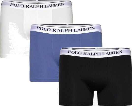 Polo Ralph Lauren Classic Stretch Cotton Trunk 3 Pack   3PK WHITE/BASTILL   XXL