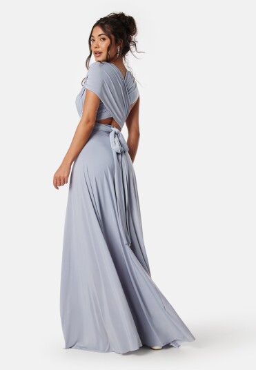 Goddiva Multi Tie Maxi Dress Split Goddiva Multi Tie Maxi Dress Split