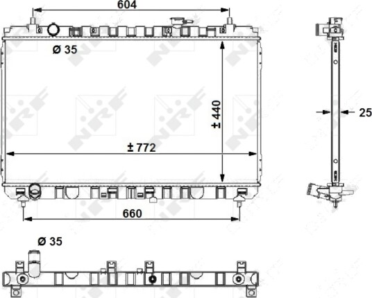 Radiator NRF 53056