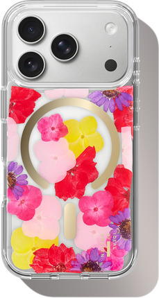 Ideal Of Sweden Clear MagSafe Case iPhone 17 Pro Max Tropical Floral
