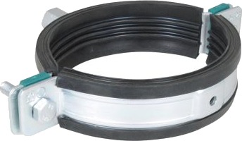 Walraven Hd1501 Rørb 265 275Mm   Bup Svær 2 Skrue Rørbøjle Med Epdm Og M16 Gevind