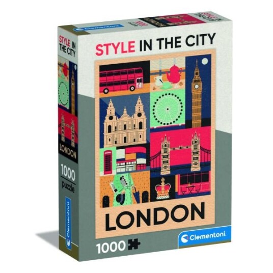 Clementoni Puslespill 1000 Brikker Stil I Byen: London Clementoni Puslespill 1000 Brikker Stil I Byen: London