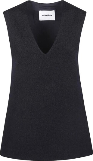 Jil Sander Dame Topper Svart M,