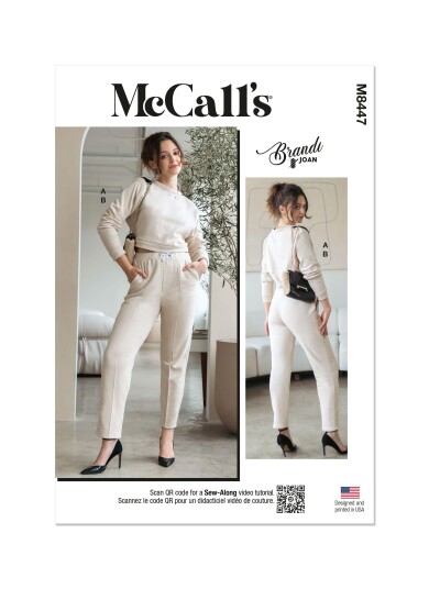 McCall's 8447 - Joggedress til dame A (XS-S-M-L-XL)