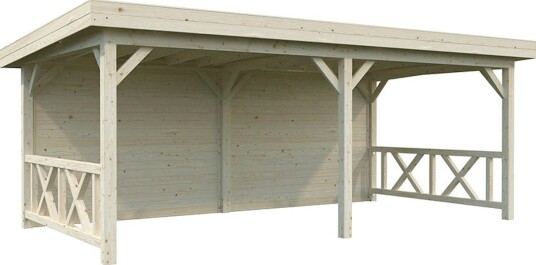 Paviljong Palmako Lenna 16,6 m2 Set 308 Paviljong Palmako Lenna 16,6 m2 Set 308