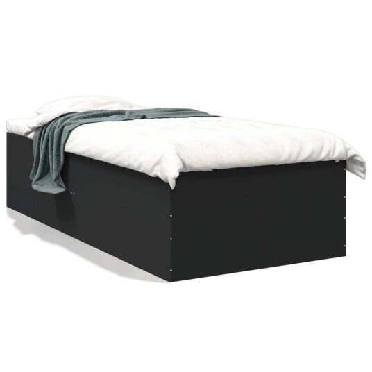  Sengeramme svart 75x190 cm konstruert tre 8721102616181