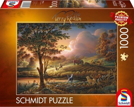 Schmidt Spiele Puslespill   1000 brikker   Terry Redlin: Solskinn over modne ??kre