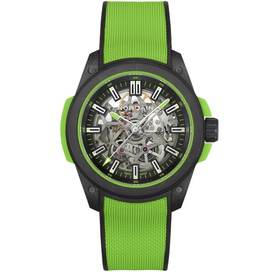 NORQAIN Wild ONE Skeleton NNQ3000QBE2AS/B014 - Herre - 42 mm - Analog - Automatisk - Safirglass